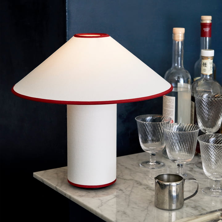 Colette ATD6 Lampe de table, merlot / blanc de & Tradition