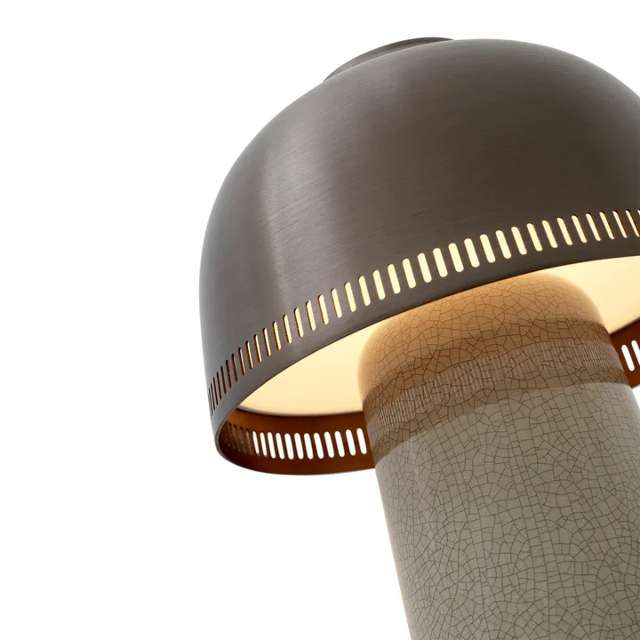 Raku Lampe à accu, beige grey / bronzed de & Tradition
