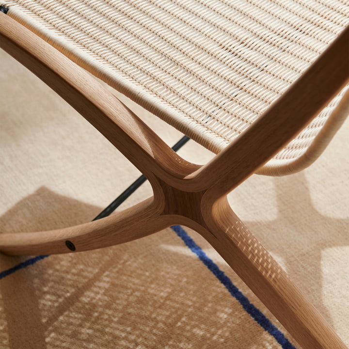 X HM10 Lounge Chair, chêne laqué de & Tradition