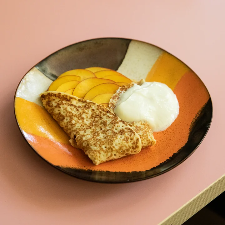 70's Assiette Ø 22 cm, retro wave (set de 2) de HKliving