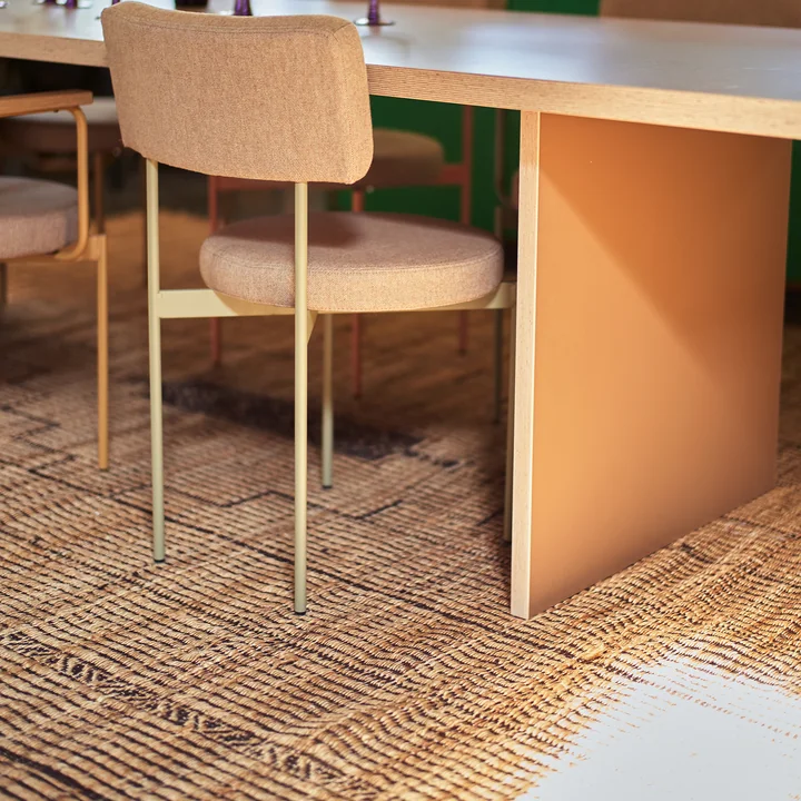 Tapis de jute, 120 cm x 80 cm, natural / brown de HKliving