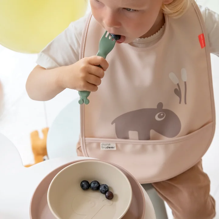 Bavoir avec velcro de Done by Deer