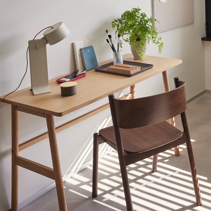 Acorn Bureau, chêne naturel de Hübsch Interior