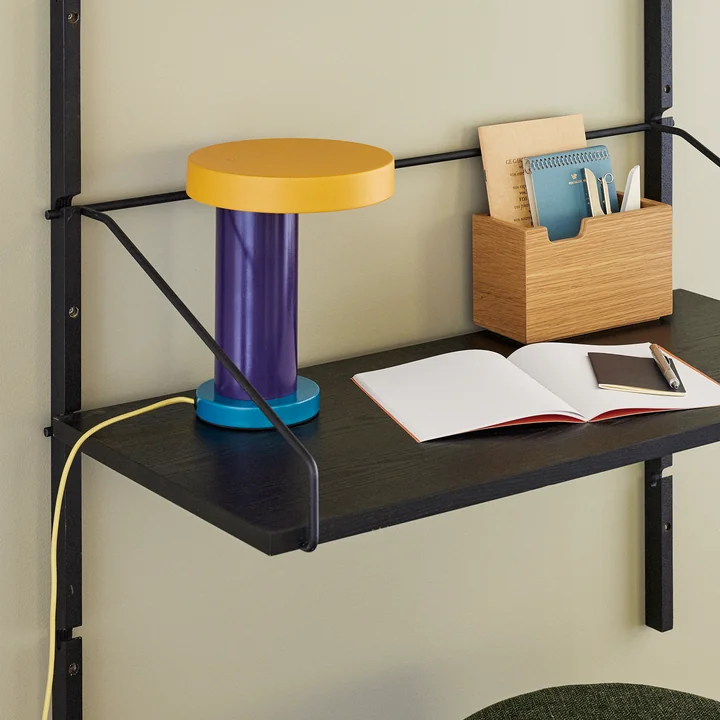 Magic Lampe de table LED, lilas / pétrole / orange / jaune de Hübsch Interior