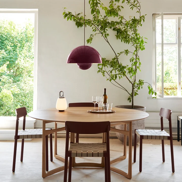 & Tradition - FlowerPot Lampe suspendue VP7, prune foncée