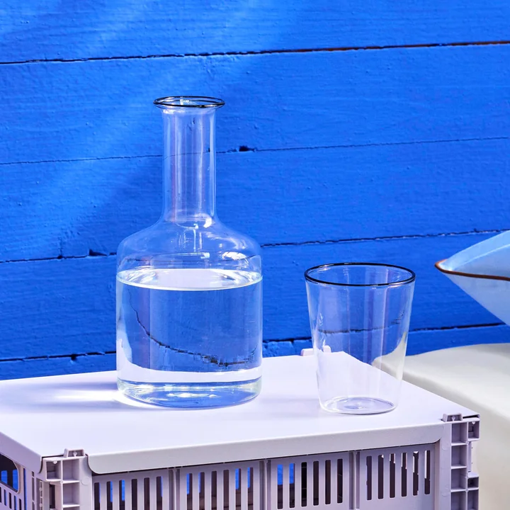 Rim Carafe et verres de HAY
