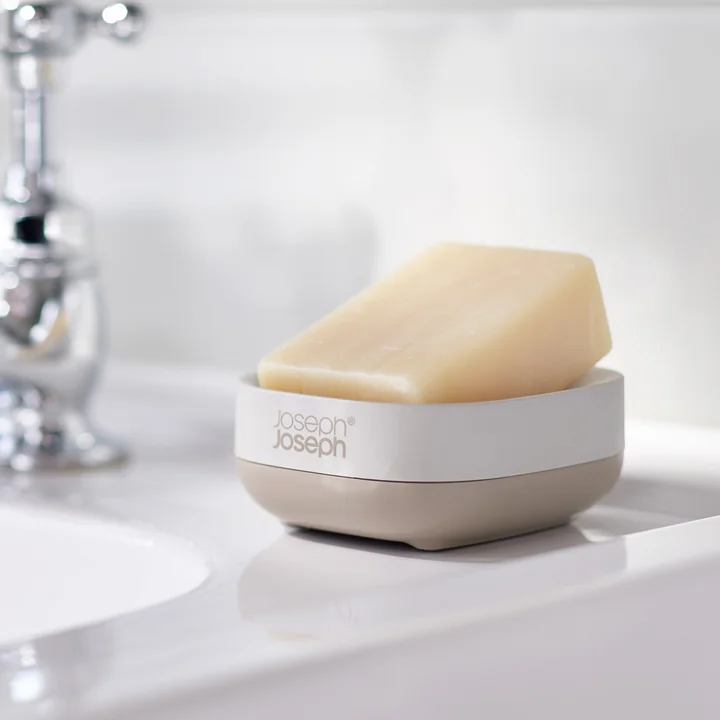 Slim Compact Porte-savon, ecru de Joseph Joseph