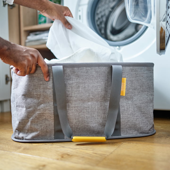 Hold-All Panier à linge pliable, gris de Joseph Joseph