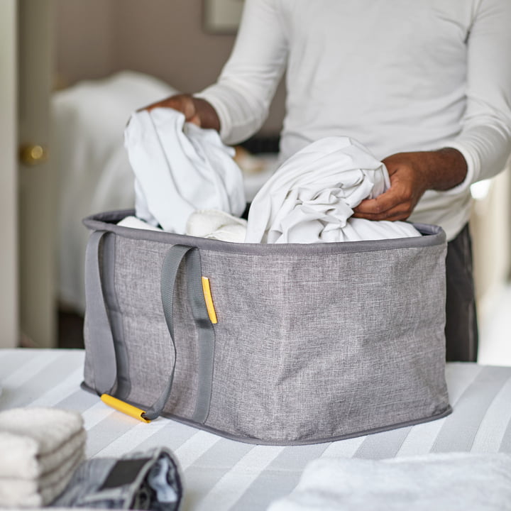 Hold-All Panier à linge pliable, gris de Joseph Joseph