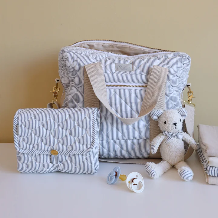 Sac à langer de Cam Cam Copenhagen dans la version classic Stripes Blue