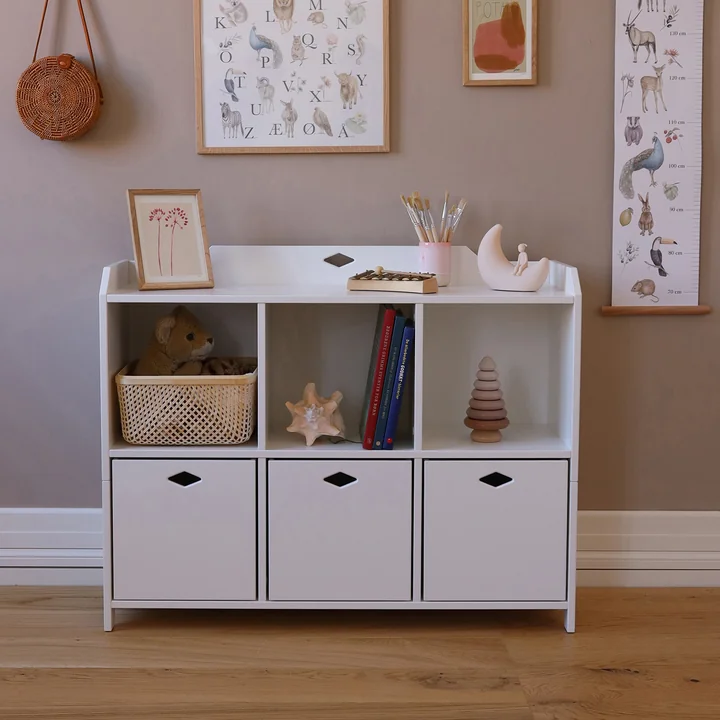 Luca module de rangement supplémentaire de Cam Cam Copenhagen dans la version FSC mix white