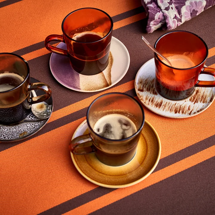 70's Big Sur Soucoupes (set de 4) de HKliving