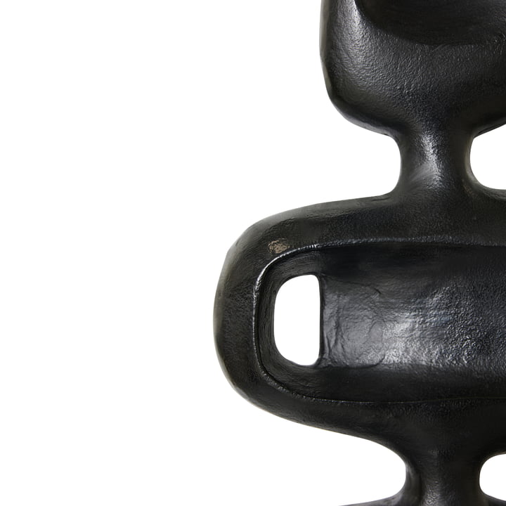 Sculpture en aluminium, heavy black de HKliving