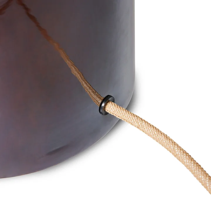 Cone Pied de lampadaire, XL, marron de HKliving