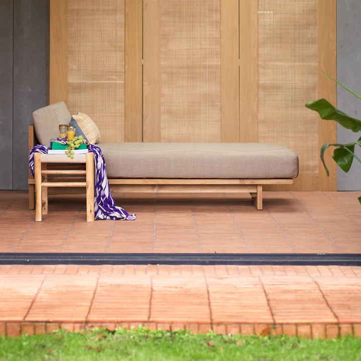 Teak Outdoor Daybed, natural de HKliving