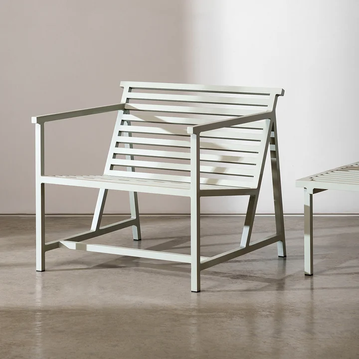 NINE - Outdoor Lounge Armchair, gris