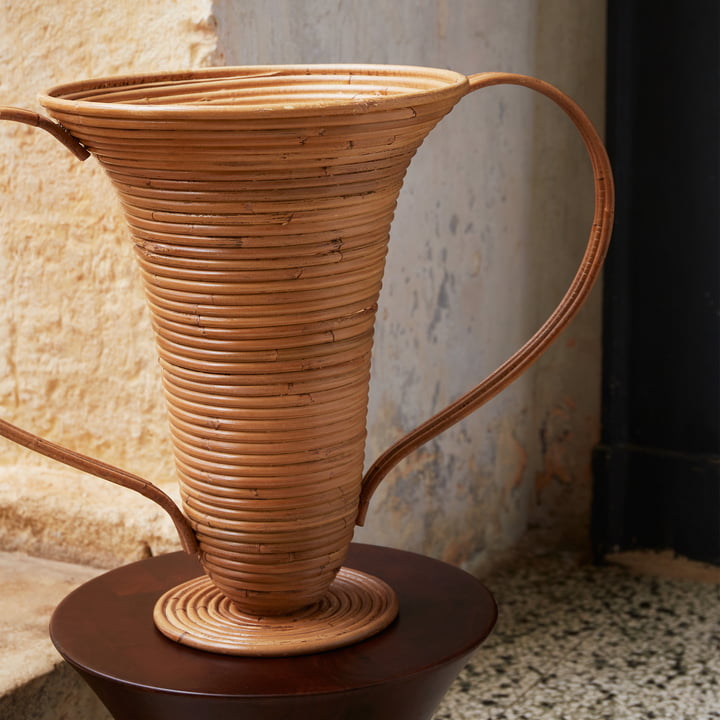 ferm Living - Amphora Vase, H 41 cm, teinté naturel