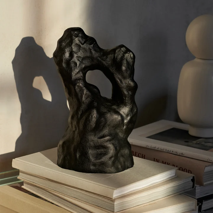 Ferm Living - Grotto Sculpture, noir