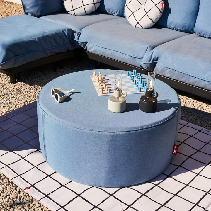 Fatboy - Pfffh Tabouret d'extérieur, storm blue