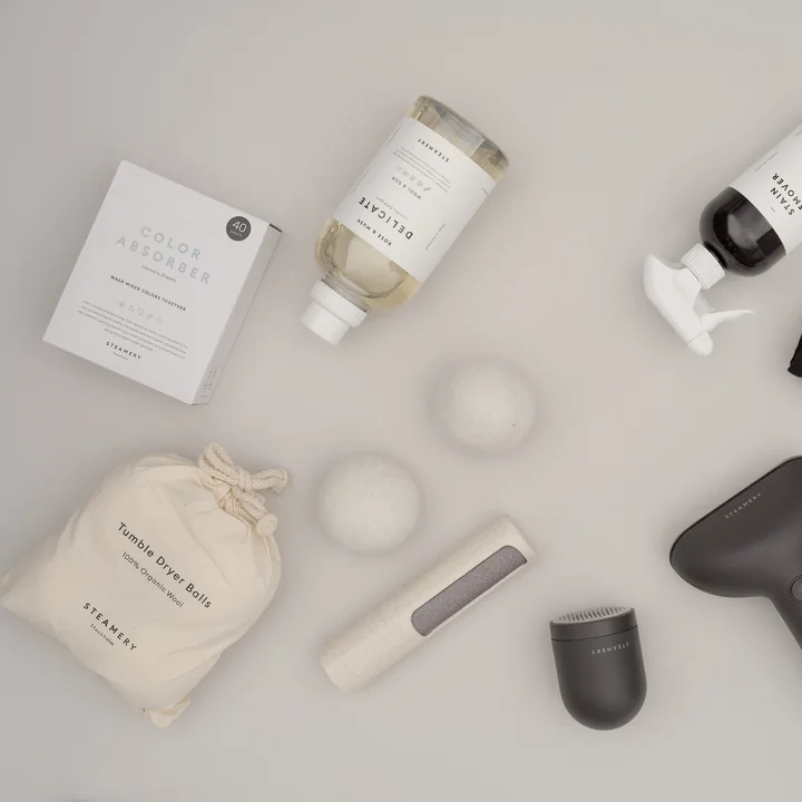 Cirrus 2 Iron Steamer et boules de séchage 100% laine de Steamery