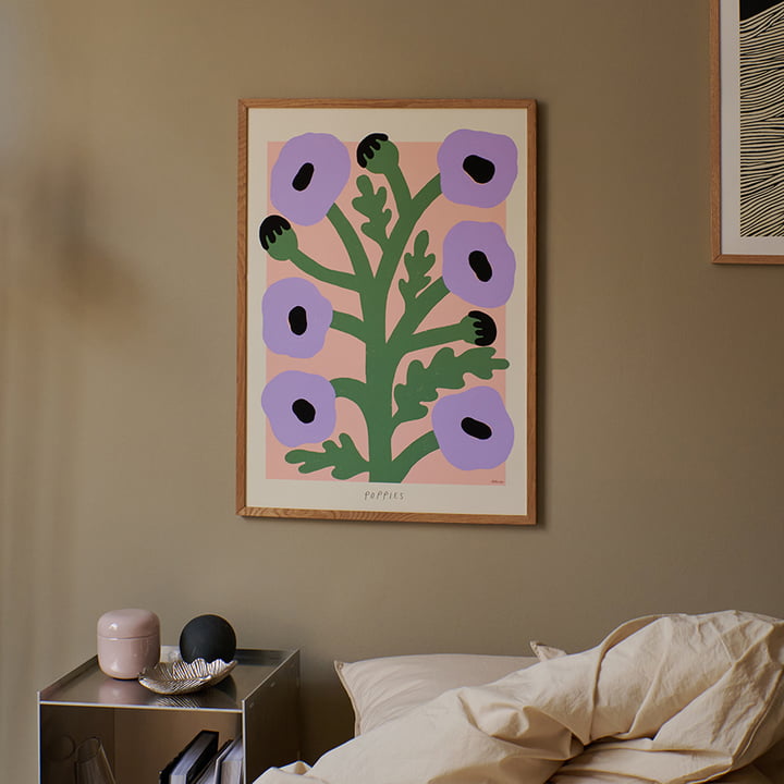 Purple Poppies de Madelen Möllard de The Poster Club