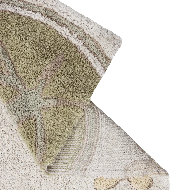 Botanic Fantasy Tapis, 140 x 200 cm, vert / rose / naturel de Lorena Canals