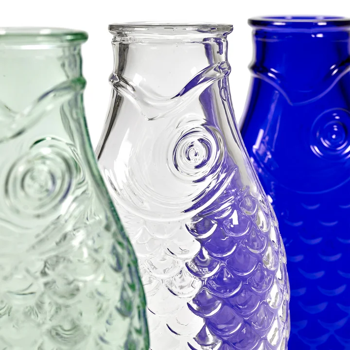 Fish & Fish Bouteille de verre de Serax