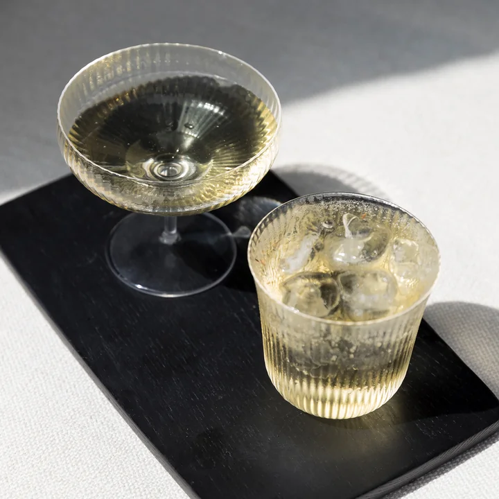 Inku Coupe à champagne de Serax en version transparente