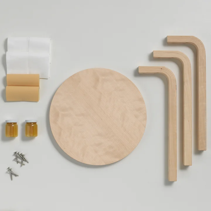 Artek - 60 Loimu Tabouret, Bouleau ( Anniversary edition )