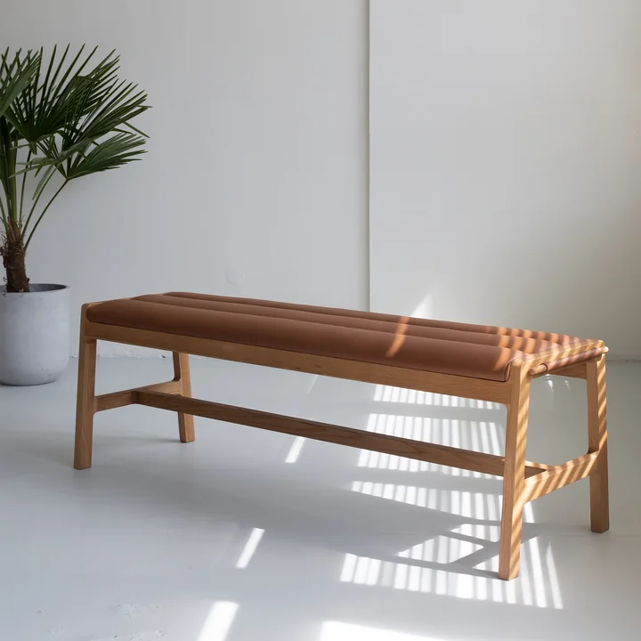 Studio Zondag - Leef Banc 140 cm, cognac