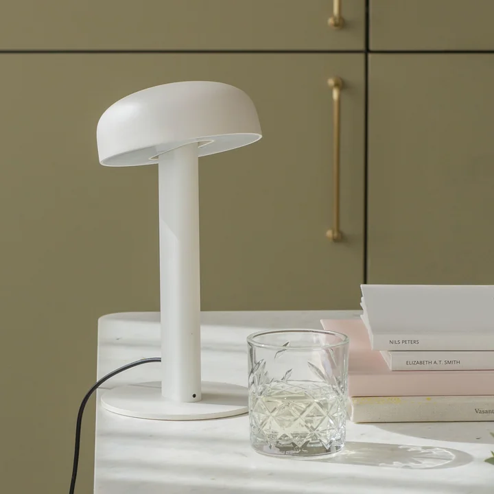 NOD Lampe de table LED, blanc nuage de TipToe