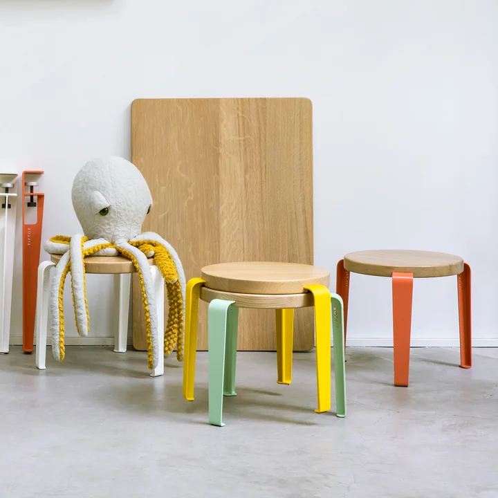 MINI LOU Tabouret pour enfants Chêne de TipToe