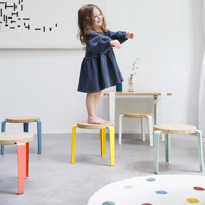 MINI LOU Tabouret pour enfants Chêne de TipToe