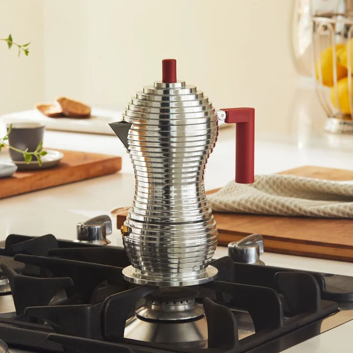 Pulcina Bouilloire à espresso de Alessi
