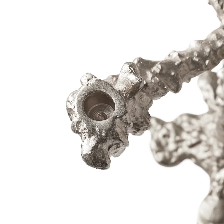 Pols Potten - Drip Bougeoir, 4 branches, argenté