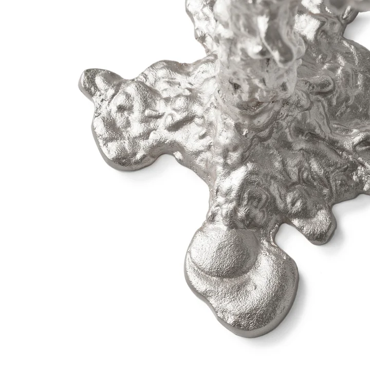 Pols Potten - Drip Bougeoir, 4 branches, argenté