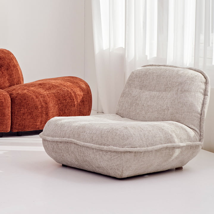 Puff Fauteuil Lounge, blanc de Pols Potten