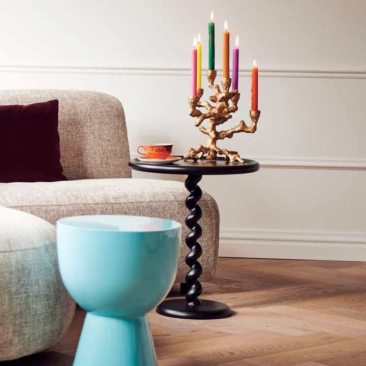 Pols Potten - Twister Table d'appoint, noir