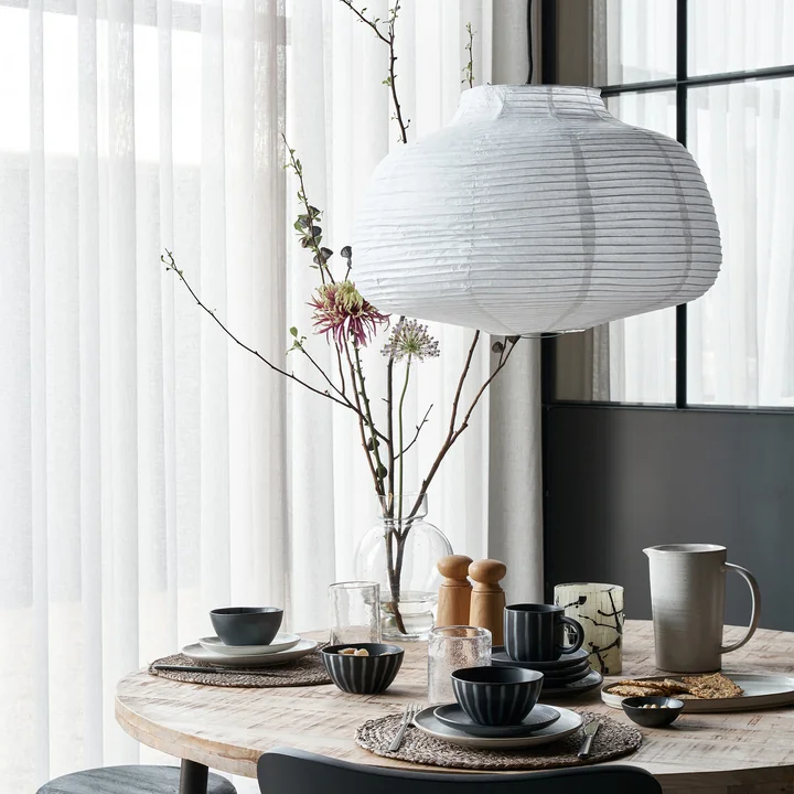 House Doctor - Rica Abat-jour, blanc, sculptural