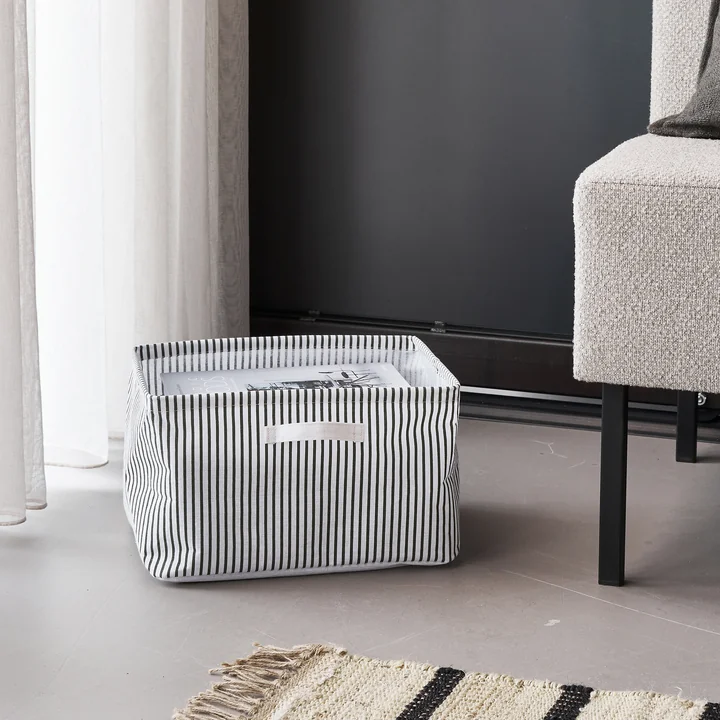 House Doctor - Store Panier de rangement, H 20 cm, vert