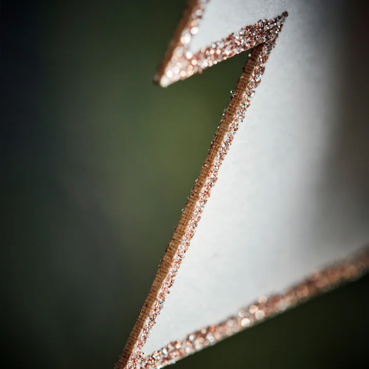 Threed Ornements de House Doctor dans la version blanc / or (set de 2)