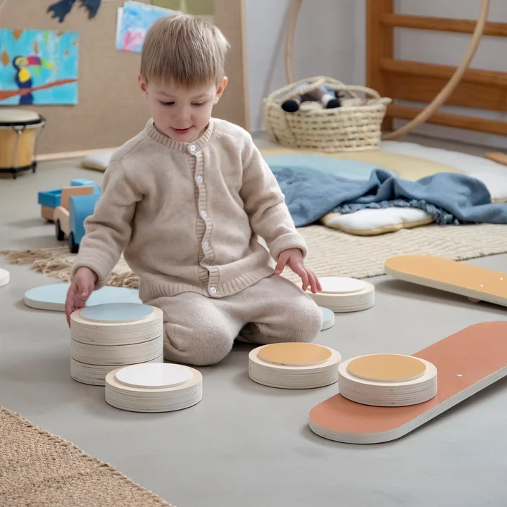 Balance-Track en bois, Woodland (set de 13) de Sebra