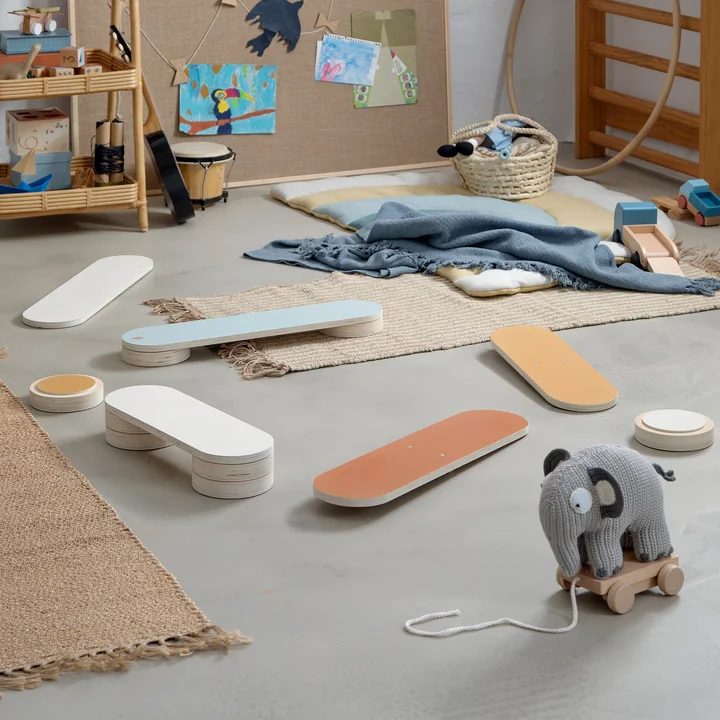 Balance-Track en bois, Woodland (set de 13) de Sebra