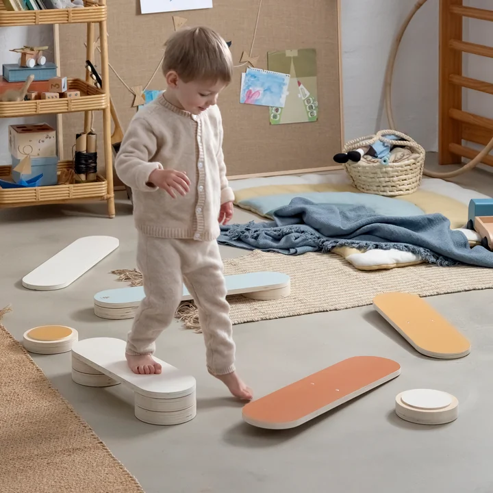 Balance-Track en bois, Woodland (set de 13) de Sebra