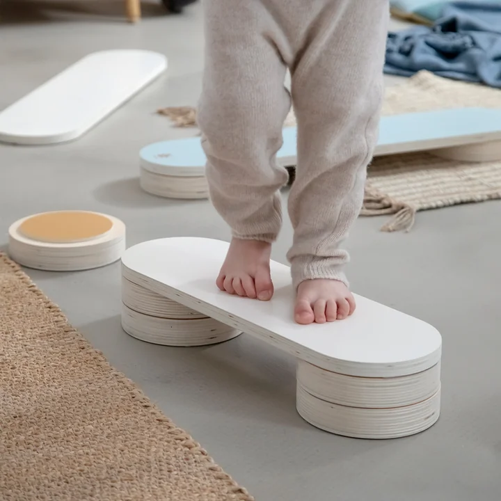 Balance-Track en bois, Woodland (set de 13) de Sebra