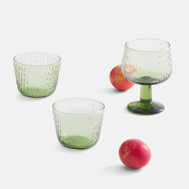 Syksy Verre et verre à vin, olive de Marimekko