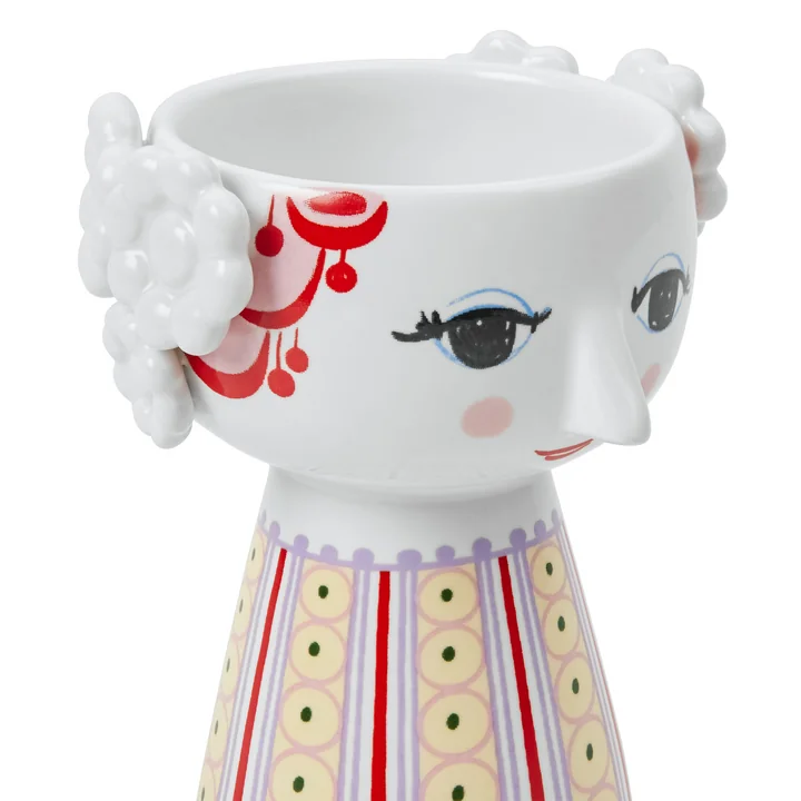 Bjørn Wiinblad - Eva Bougeoir H 9. 5 x Ø 8 cm, bleu lavande