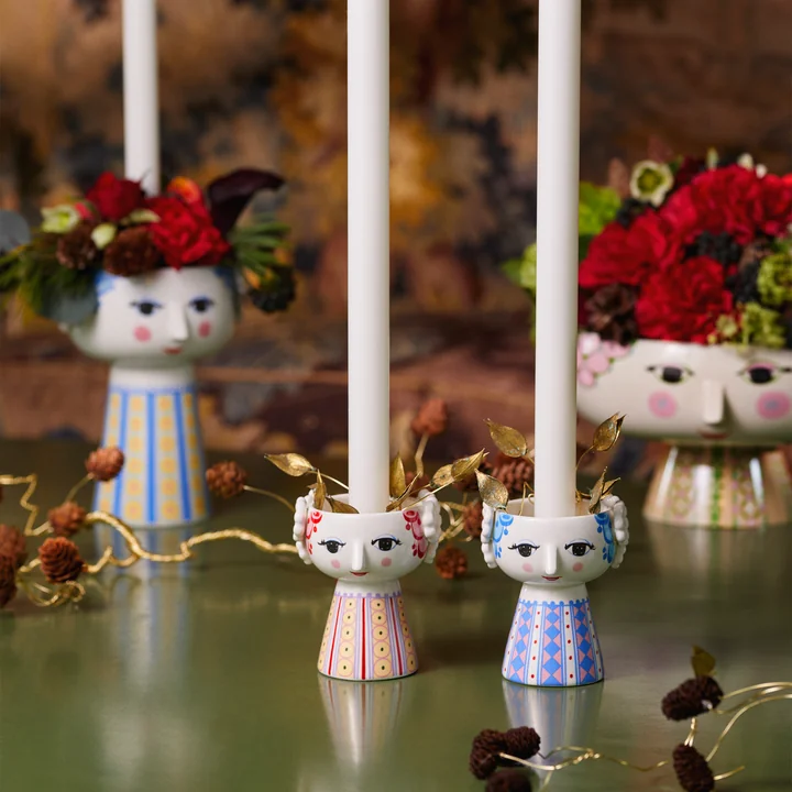 Bjørn Wiinblad - Eva Chandelier, bleu et bleu lavande