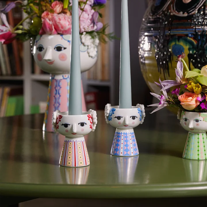 Bjørn Wiinblad - Eva Chandelier, bleu et bleu lavande