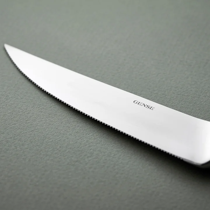 Gense - Norm Couteaux à steak, acier mat (set de 4)